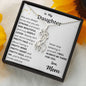 Lurve™ Daughter - Strong, Beautiftul, Deeply Loved Giraffe Necklace