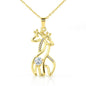 Lurve™ Daughter - Strength To Face Challenges Giraffe Necklace