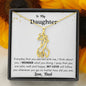 Lurve™ Daughter - Wonder, My Love Giraffe Necklace