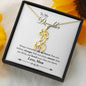 Lurve™ To Daughter - You Are Braver Giraffe Necklace