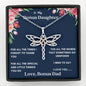 Lurve™ Bonus Daughter - I Need to Say Dragonfly Necklace