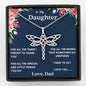 Lurve™ Daughter - I Need to Say Dragonfly Necklace