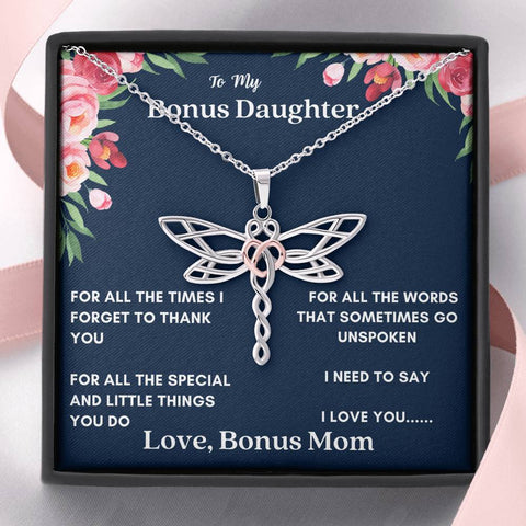 Lurve™ Bonus Daughter - I Need to Say Dragonfly Necklace