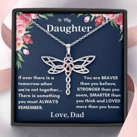Lurve™ Daughter - Always Remember Dragonfly Necklace