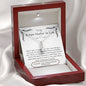 Lurve™ Future Mother In Law - Incredible Man, Lucky To Have You Alluring Beauty Necklace
