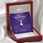 Bonus Sister - You Are My Family Alluring Beauty Necklace Mahogany