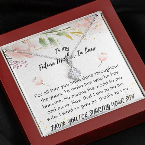 Future Mother In Law - Mean The World Alluring Beauty Necklace