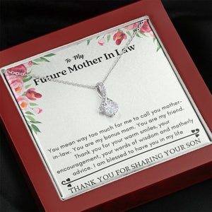 Future Mother In Law - My Bonus Mom Alluring Beauty Necklace