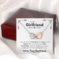 Lurve™ Girlfriend - First Love, Kiss, Desire, Last Everything Interlocking Hearts Necklace