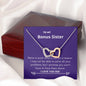 Bonus Sister - Promise You Interlocking Hearts Necklace