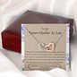 Lurve™ Future Mother In Law - First Breath, Cherish Interlocking Hearts Necklace