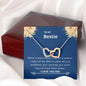 Bestie - Promise You Interlocking Hearts Necklace