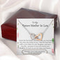 Lurve™ Future Mother In Law - First Breath, Cherish Your Daughter Interlocking Hearts Necklace