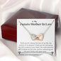 Future Mother In Law - Raising Love of My Life Interlocking Hearts Necklace Mahogany Only