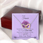 Lurve™ Fiancee - I Love You, Special Interlocking Hearts Necklace