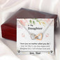 Lurve™ Daughter - Love You No Matter What You Do Interlocking Hearts Necklace