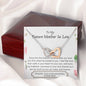 Lurve™ Future Mother In Law - First Breath, Cherish Him Interlocking Hearts Necklace