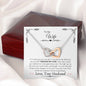 Lurve™ Wife - Through My Eyes Interlocking Hearts Necklace Mahogany