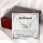 Lurve™ GIrlfriend - Most Beautiful Thing Interlocking Hearts Necklace