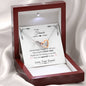 Lurve™ Fiancee - I Love You, Special Interlocking Hearts Necklace