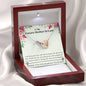 Future Mother In Law - A Piece of Your Heart Interlocking Hearts Necklace