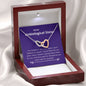 Unbiological Sister - There for Me Interlocking Hearts Necklace