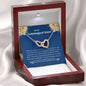 Unbiological Sister - Amazing Companion Interlocking Hearts Necklace