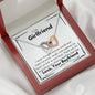 Lurve™ Girlfriend - Smile, Laugh, Capture, Butterflies Interlocking Hearts Necklace