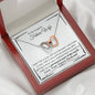 Lurve™ Future Wife - Permanent Part of The World Interlocking Hearts Necklace