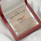 Lurve™ Future Mother In Law - Incredible Woman, Beyond Grateful Interlocking Hearts Necklace