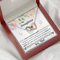 Lurve™ Daughter - Heart of Precious Gold Interlocking Hearts Necklace