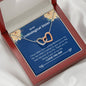 Unbiological Sister - Best Decision Interlocking Hearts Necklace