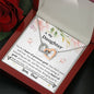 Lurve™ Daughter - Heart of Precious Gold Interlocking Hearts Necklace