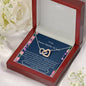 Future Mother In Law - First Breath Interlocking Hearts Necklace