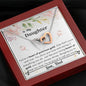 Lurve™ Daughter - Heart of Precious Gold Interlocking Hearts Necklace