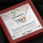 Lurve™ Daughter - Love You No Matter What You Do Interlocking Hearts Necklace