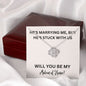 Lurve™ Stuck With Us, Matron of Honor Love Knot Necklace