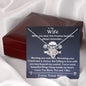 Lurve™ Biker Wife - Meeting You Was Fate Love Knot Necklace