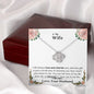 Lurve™ Wife - Love and Cherish, Blessed Love Knot Necklace