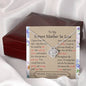 Lurve™ Future Mother In Law - Stole My Heart, Your Son Love Knot Necklace