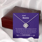 Bestie - Connected, Wonderful Journey Love Knot Necklace