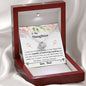 Lurve™ Daughter - Capable of Achieving Anything Love Knot Necklace