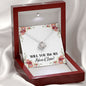 Lurve™ Will You Be My Matron of Honor Love Knot Necklace