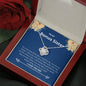 Bonus Sister - My Family, Grateful, Met Love Knot Necklace