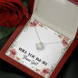 Lurve™ Will You Be My Flower Girl Love Knot Necklace