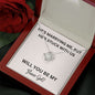 Lurve™ Stuck With Us, Flower Girl Love Knot Necklace