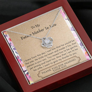 Future Mother In Law - Stole My Heart Love Knot Necklace