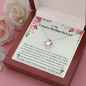 Future Mother In Law - Means So Much, Lucky Love Knot Necklace
