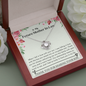 Future Mother In Law - Means So Much, Lucky Love Knot Necklace
