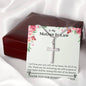 Mother In Law - A Piece of Your Heart Cross Necklace